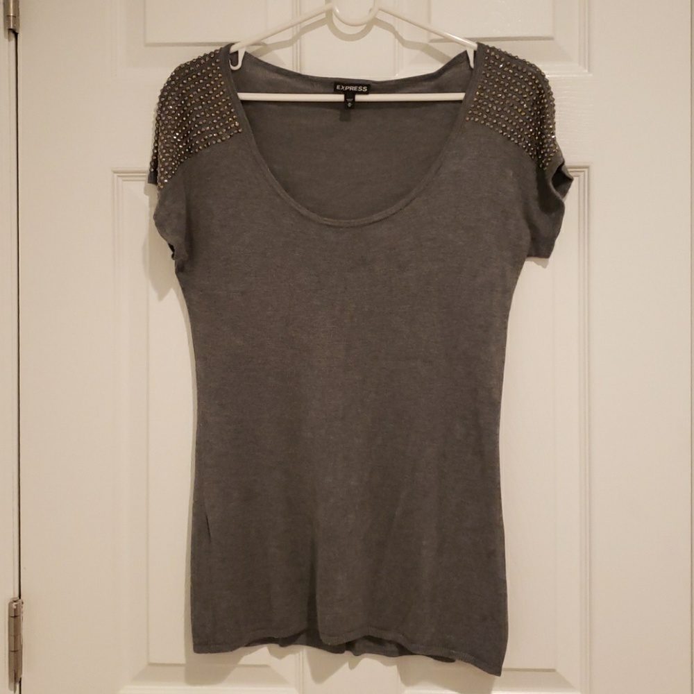 Express Short-Sleeved Sweater